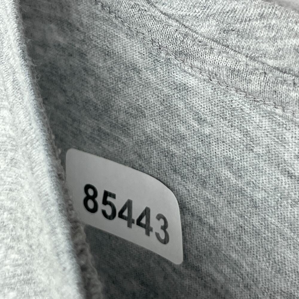 EILEEN FISHER Top S Slub Organic Cotton Jersey Crewneck Short Sleeve Gray - Picture 9 of 9